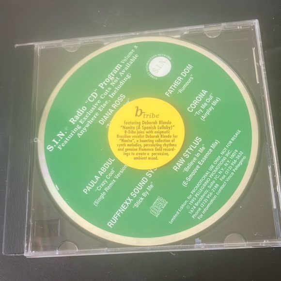 Sin radio promo cd volume x